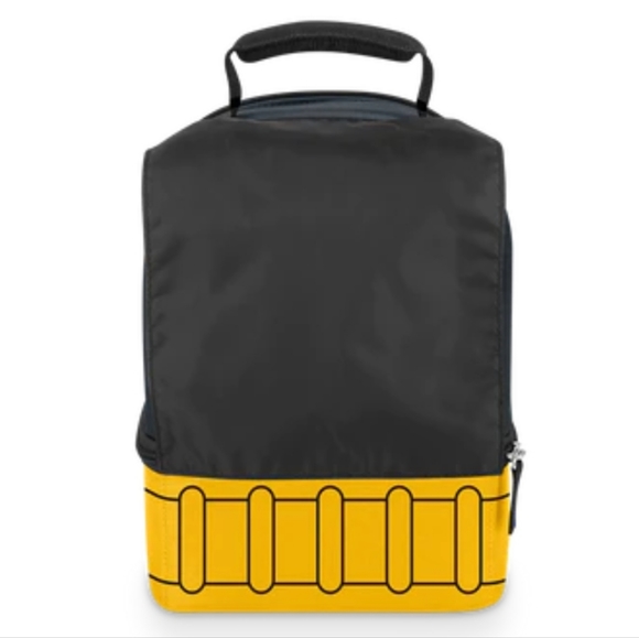 Thermos Batman Lunchbox Bag Cape Top Handle 2 Compartment Kids Boys Grey OS NWT - Picture 8 of 16